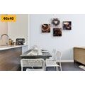 CANVAS PRINT SET FOR COFFEE LOVERS - SET OF PICTURES - PICTURES