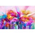 WALLPAPER ABSTRACT COLORFUL FLOWERS - ABSTRACT WALLPAPERS - WALLPAPERS