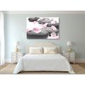CANVAS PRINT PEBBLES ON WELLNESS STONES - PICTURES FENG SHUI - PICTURES