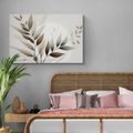 CANVAS PRINT MINIMALIST LEAVES IN BOHO DESIGN - PICTURES OF TREES AND LEAVES - PICTURES