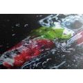 CANVAS PRINT FRUIT ICE CUBES - PICTURES OF FOOD AND DRINKS - PICTURES