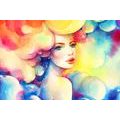 CANVAS PRINT WOMAN'S CHARM - PICTURES OF WOMEN - PICTURES