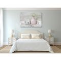 CANVAS PRINT LUXURIOUS SHABBY CHIC STILL LIFE - VINTAGE AND RETRO PICTURES - PICTURES