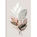 CANVAS PRINT MINIMALIST LEAVES - PICTURES OF TREES AND LEAVES - PICTURES