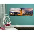 CANVAS PRINT LONDON BIG BEN AT NIGHT - PICTURES OF CITIES - PICTURES