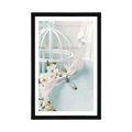 POSTER WITH MOUNT ROMANTIC STILL LIFE IN VINTAGE STYLE - VINTAGE AND RETRO - POSTERS