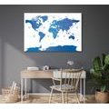 DECORATIVE PINBOARD WORLD MAP WITH INDIVIDUAL STATES - PICTURES ON CORK - PICTURES