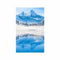 POSTER SNOWY LANDSCAPE IN THE ALPS - NATURE - POSTERS