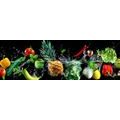 CANVAS PRINT ORGANIC FRUITS AND VEGETABLES - PICTURES OF FOOD AND DRINKS - PICTURES