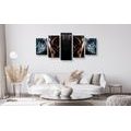 5-PIECE CANVAS PRINT FAITH IN JESUS - PICTURES OF ANGELS - PICTURES