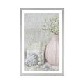 POSTER WITH MOUNT LUXURIOUS SHABBY CHIC STILL LIFE - VINTAGE AND RETRO - POSTERS
