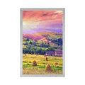 POSTER HAYSTACKS IN THE CARPATHIAN MOUNTAINS - NATURE - POSTERS