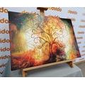 CANVAS PRINT TREE WITH FLOWER OF LIFE - PICTURES FENG SHUI - PICTURES