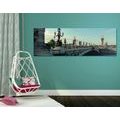 CANVAS PRINT BRIDGE OF ALEXANDER III. IN PARIS - PICTURES OF CITIES - PICTURES