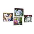 CANVAS PRINT SET A TOUCH OF HEAVENLY PEACE - SET OF PICTURES - PICTURES