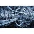 WALL MURAL GAS TURBINE ENGINE - WALLPAPERS CARS - WALLPAPERS