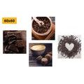 CANVAS PRINT SET FOR COFFEE LOVERS - SET OF PICTURES - PICTURES