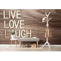 SELF ADHESIVE WALLPAPER WITH THE WORDS - LIVE LOVE LAUGH - SELF-ADHESIVE WALLPAPERS - WALLPAPERS