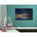 CANVAS PRINT BOAT AT SEA - PICTURES OF NATURE AND LANDSCAPE - PICTURES