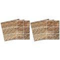 TILE STICKERS BROWN MARBLE - TILE STICKERS - STICKERS