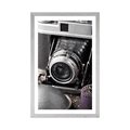 POSTER WITH MOUNT OLD CAMERA - VINTAGE AND RETRO - POSTERS