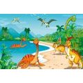 SAMOLEPÍCÍ TAPETA V ZEMI DINOSAURŮ - SAMOLEPÍCÍ TAPETY - TAPETY