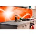 SELF ADHESIVE PHOTO WALLPAPER FOR KITCHEN ORANGE ABSTRACT - WALLPAPERS