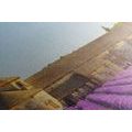 CANVAS PRINT PROVENCE WITH LAVENDER FIELDS - PICTURES OF CITIES - PICTURES