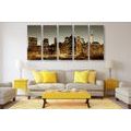 5-PIECE CANVAS PRINT CENTER OF NEW YORK CITY - PICTURES OF CITIES - PICTURES