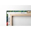 CANVAS PRINT CUTE SLOTHS - CHILDRENS PICTURES - PICTURES