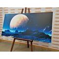 CANVAS PRINT FANTASY LANDSCAPE - PICTURES OF SPACE AND STARS - PICTURES