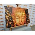 CANVAS PRINT SMILING BUDDHA - PICTURES FENG SHUI - PICTURES