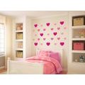 DECORATIVE WALL STICKERS HEARTS - STICKERS
