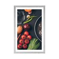 POSTER WITH MOUNT CULINARY ART - WITH A KITCHEN MOTIF - POSTERS