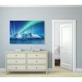 CANVAS PRINT ARCTIC POLAR LIGHTS - PICTURES OF NATURE AND LANDSCAPE - PICTURES