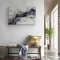 CANVAS PRINT GRAY MARBLE - MARBLE PICTURES - PICTURES