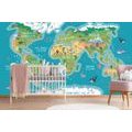 WALLPAPER GEOGRAPHICAL MAP OF THE WORLD FOR CHILDREN - WALLPAPERS MAPS - WALLPAPERS