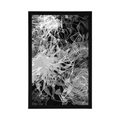 POSTER BLACK AND WHITE ABSTRACT ART - BLACK AND WHITE - POSTERS
