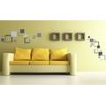 DECORATIVE WALL STICKERS GRAY SQUARES - STICKERS