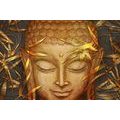 CANVAS PRINT SMILING BUDDHA - PICTURES FENG SHUI - PICTURES