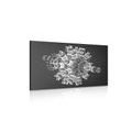 CANVAS PRINT RADIAL ENGINE - BLACK AND WHITE PICTURES - PICTURES