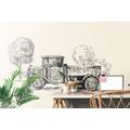 WALLPAPER TRUCK IN RETRO DESIGN - WALLPAPERS VINTAGE AND RETRO - WALLPAPERS