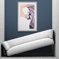 POSTER WITH MOUNT WOMAN WITH AN INSCRIPTION IN SOFT COLORS - MOTIFS FROM OUR WORKSHOP - POSTERS