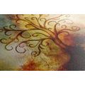 CANVAS PRINT TREE OF LIFE WITH SPACE ABSTRACTION - PICTURES FENG SHUI - PICTURES