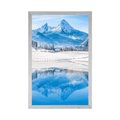 POSTER SNOWY LANDSCAPE IN THE ALPS - NATURE - POSTERS