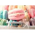 WALL MURAL COLORFUL MACARONS - WALLPAPERS FOOD AND DRINKS - WALLPAPERS