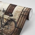WALL MURAL RETRO BICYCLE - WALLPAPERS VINTAGE AND RETRO - WALLPAPERS