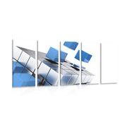 5-PIECE CANVAS PRINT STRATEGIC CUBE - STILL LIFE PICTURES - PICTURES