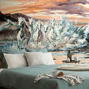 SELF ADHESIVE WALLPAPER HORSES FORMED BY WATER - SELF-ADHESIVE WALLPAPERS - WALLPAPERS