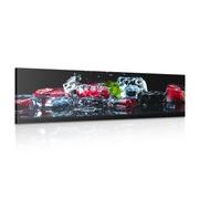 CANVAS PRINT FRUIT ICE CUBES - PICTURES OF FOOD AND DRINKS - PICTURES